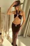 Athena Set in Chocolate Jersey