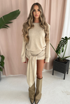 BEAU Knitted Dress in Taupe