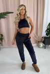 CLASSIC Joggers in Navy Velour