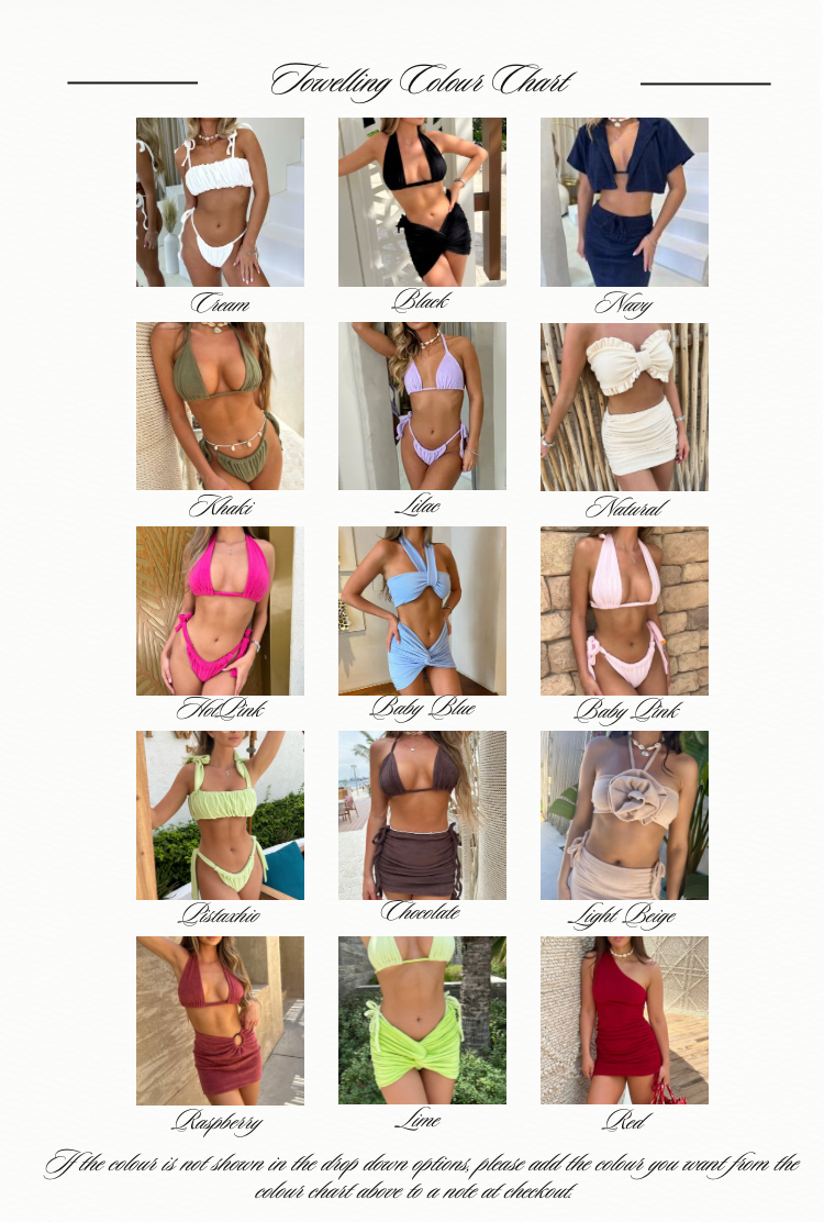 Lila Bikini in Terry (All Colours)
