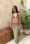 FLORENCE Bikini & XAVI Skirt Set in Terry Towelling