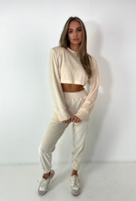ALEXA Classic Jogger Set in Natural Velour