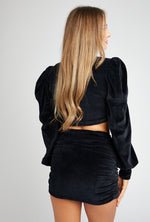 FREYA Set in Black Velour